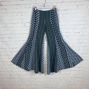 Earthbound Boho Print Big Bell Bottom Pants